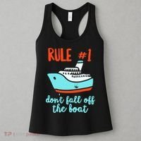Summer Cruising Trip Funny Don't Fall Off The Boat Women's Tank Top thumb 3