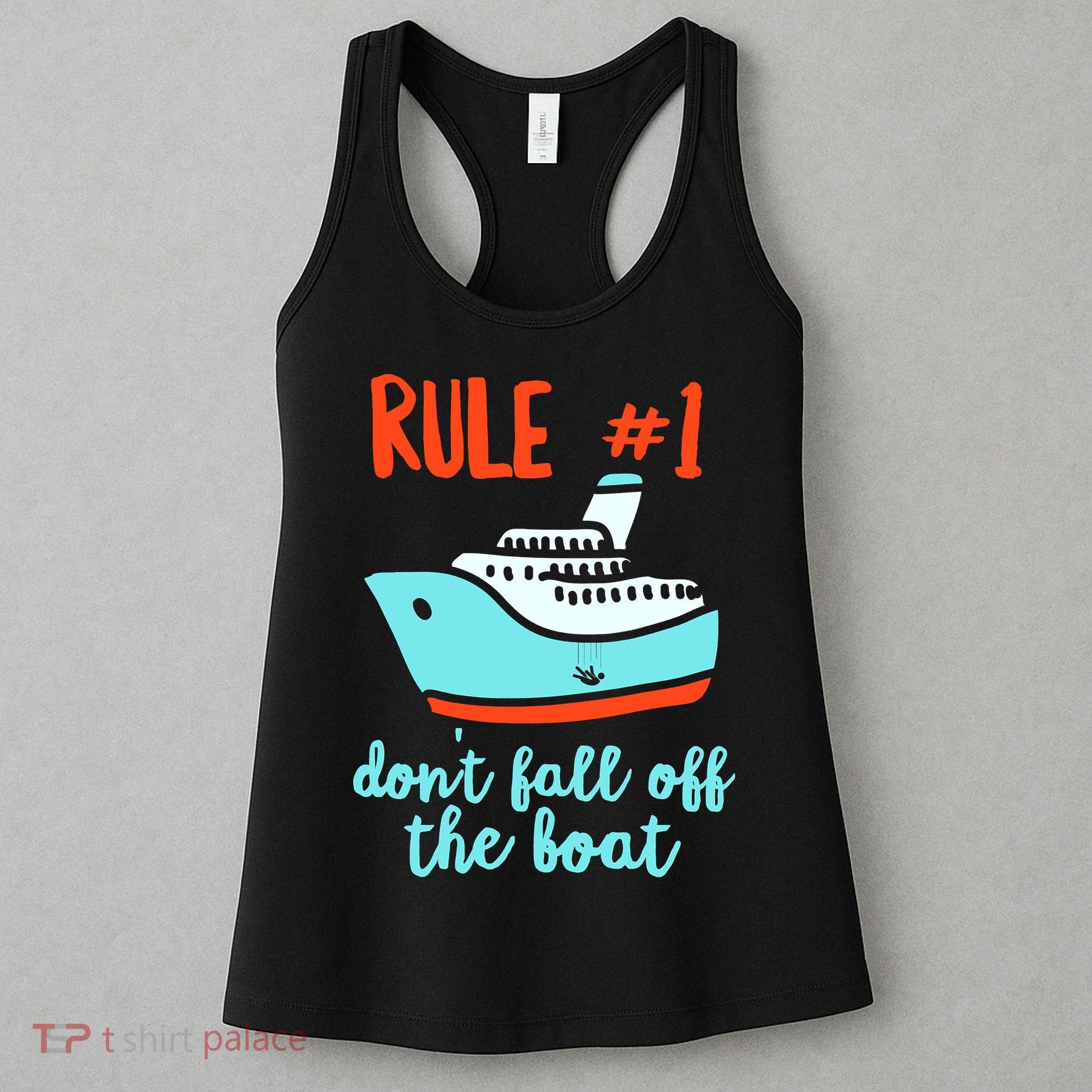 Summer Cruising Trip Funny Don't Fall Off The Boat Women's Tank Top