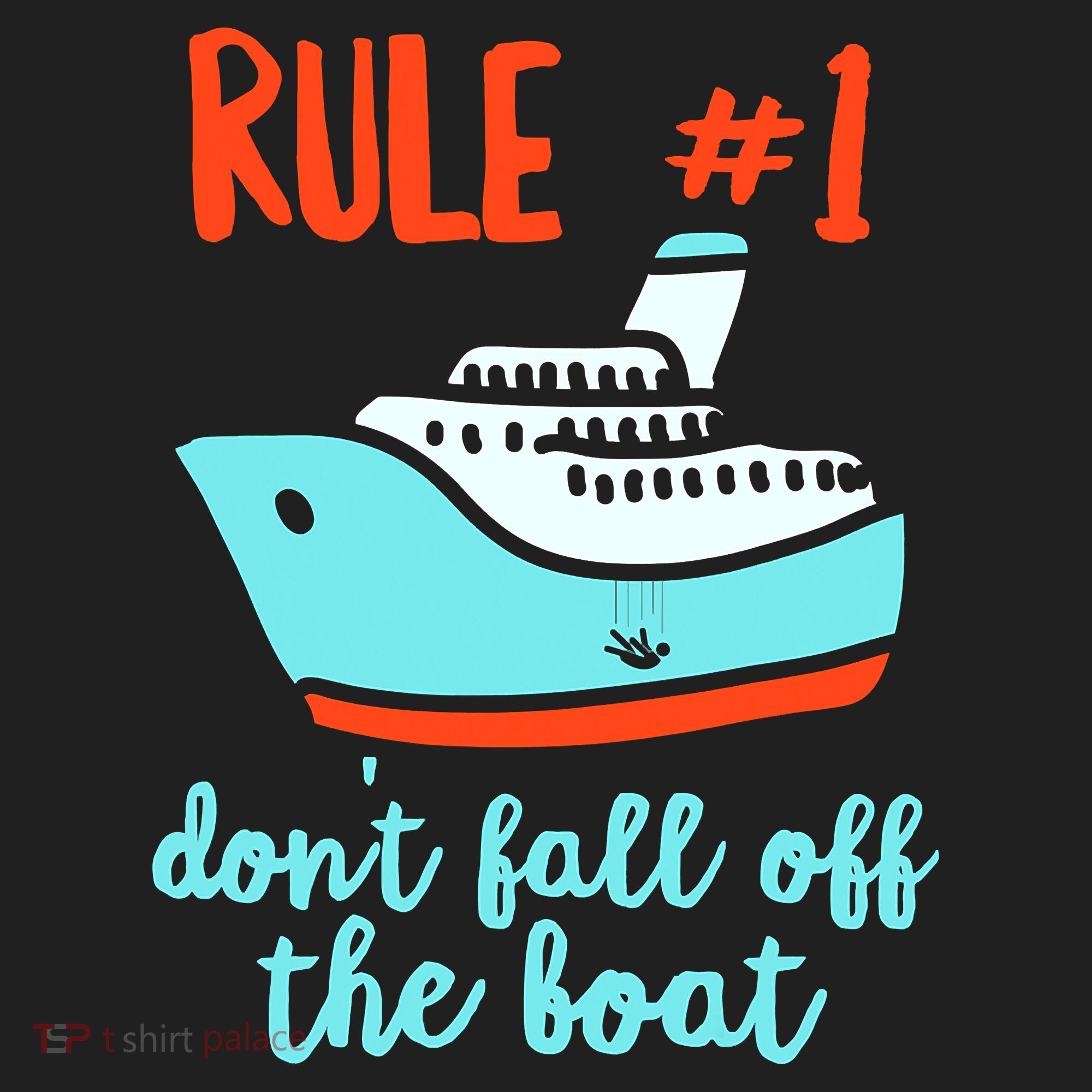 Summer Cruising Trip Funny Don't Fall Off The Boat Golf Towel