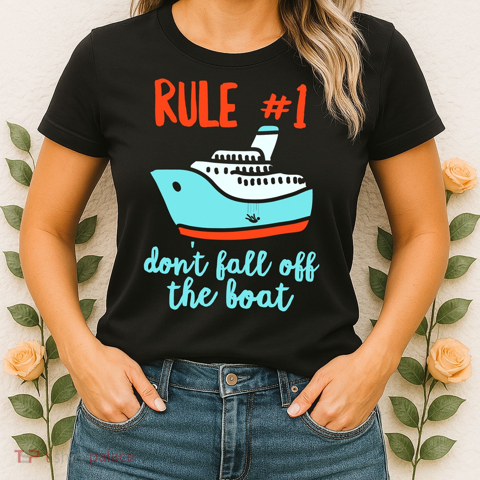 Summer Cruising Trip Funny Don't Fall Off The Boat Women's T-Shirt