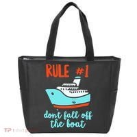 Summer Cruising Trip Funny Don't Fall Off The Boat Tote Bag thumb 0