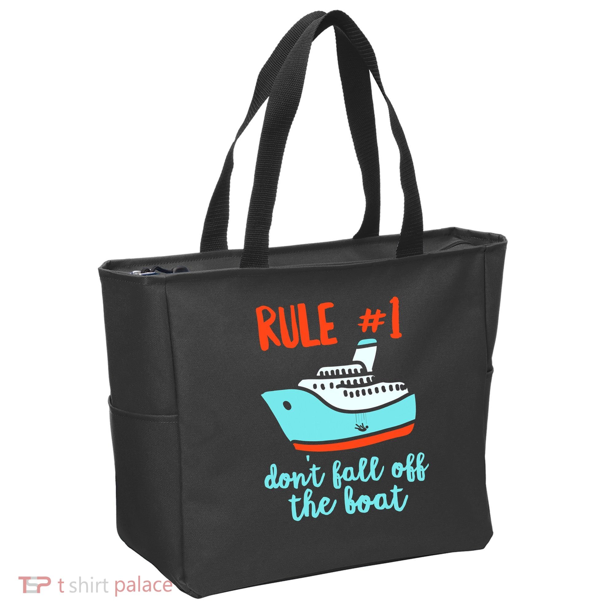 Summer Cruising Trip Funny Don't Fall Off The Boat Tote Bag