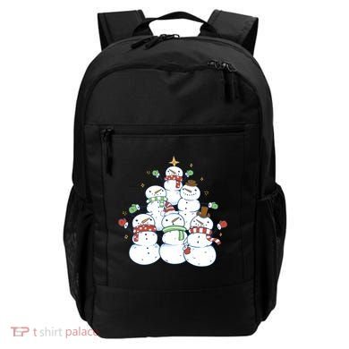 Snowman Christmas Tree Cute Holiday Backpack