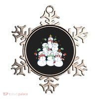 Snowman Christmas Tree Cute Holiday Ornament thumb 0