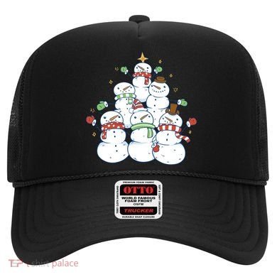 Snowman Christmas Tree Cute Holiday Hat