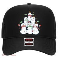 Snowman Christmas Tree Cute Holiday Hat thumb 0