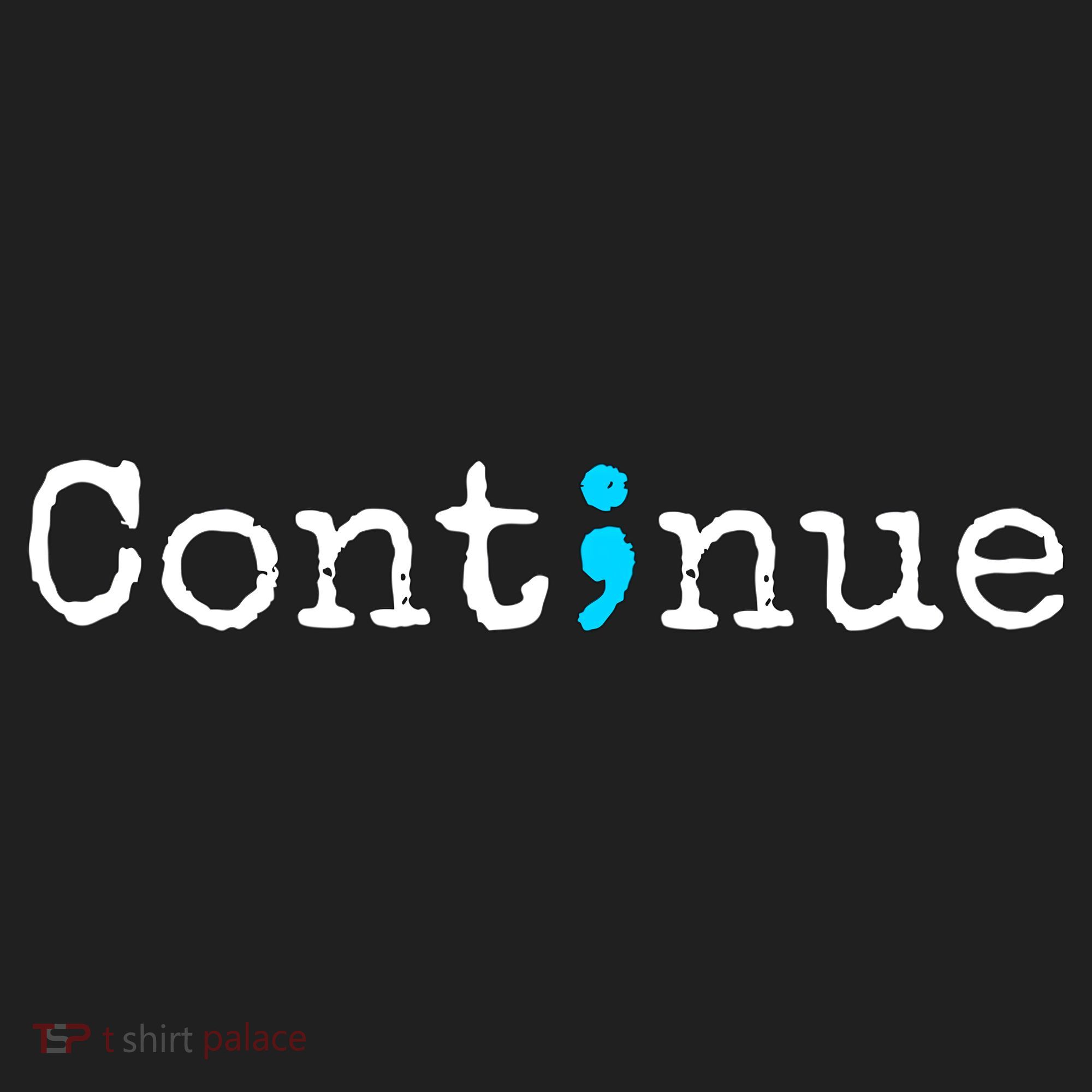 Semicolon Continue Tal Health Awareness Meaningful Gift Beanie