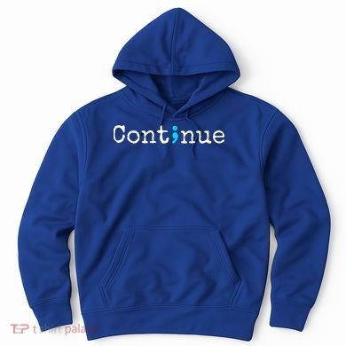 Semicolon Continue Tal Health Awareness Meaningful Gift Hoodie