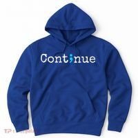 Semicolon Continue Tal Health Awareness Meaningful Gift Hoodie thumb 0