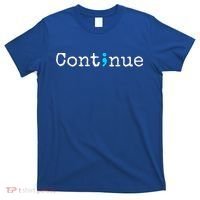Semicolon Continue Tal Health Awareness Meaningful Gift T-Shirt thumb 0