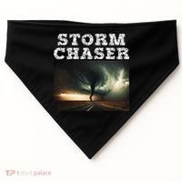 Storm Chaser Tornado Picture Meteorologist Weather USA-Made Doggie Bandana thumb 0
