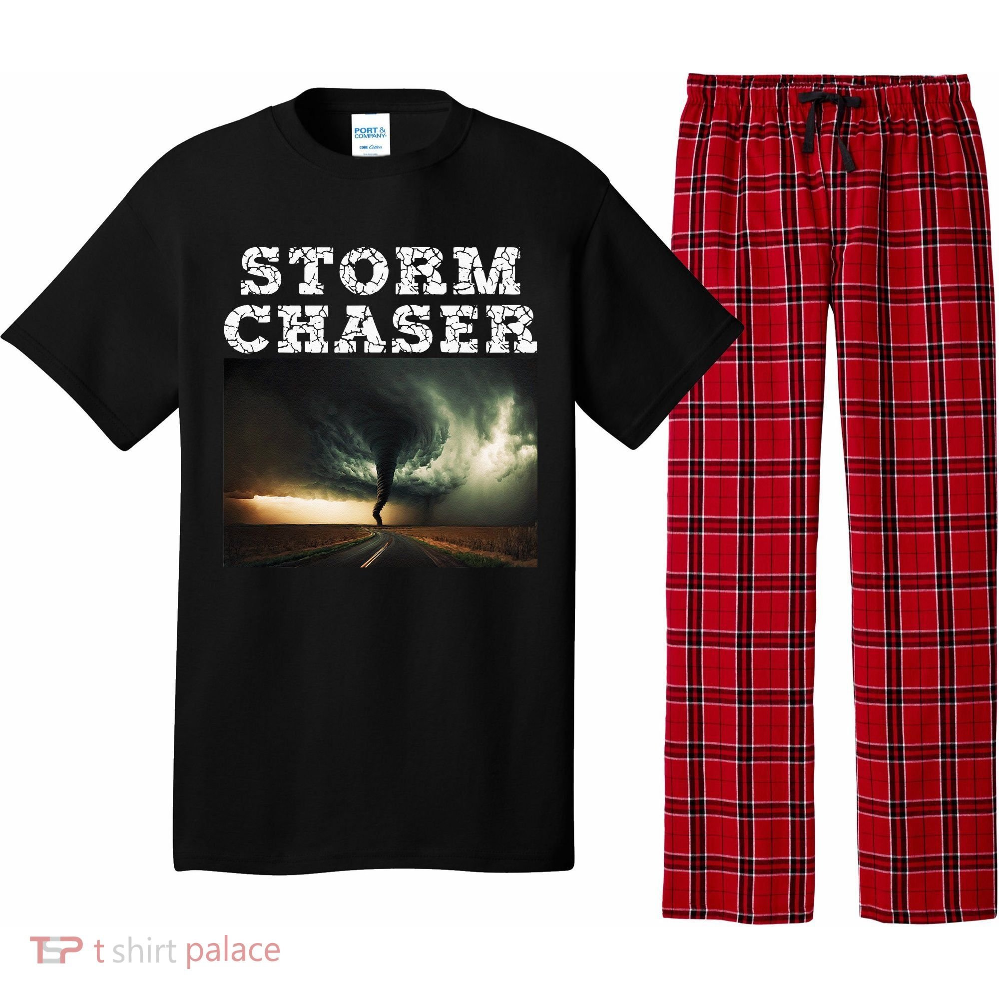 Storm Chaser Tornado Picture Meteorologist Weather Pajama Set