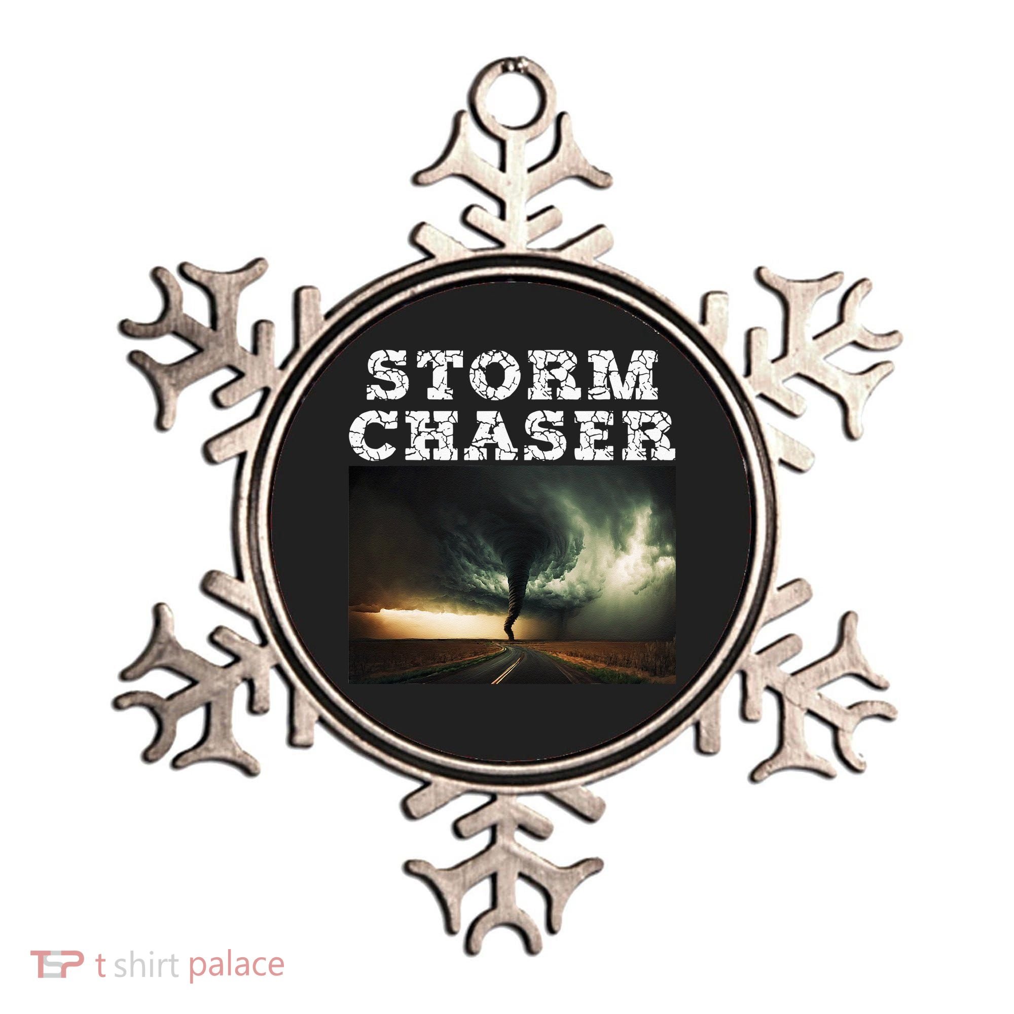 Storm Chaser Tornado Picture Meteorologist Weather Ornament