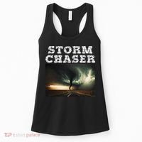 Storm Chaser Tornado Picture Meteorologist Weather Women's Tank Top thumb 0