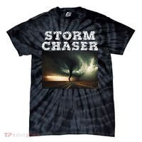 Storm Chaser Tornado Picture Meteorologist Weather Tie-Dye T-Shirt thumb 0