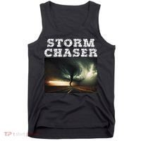 Storm Chaser Tornado Picture Meteorologist Weather Tank Top thumb 0