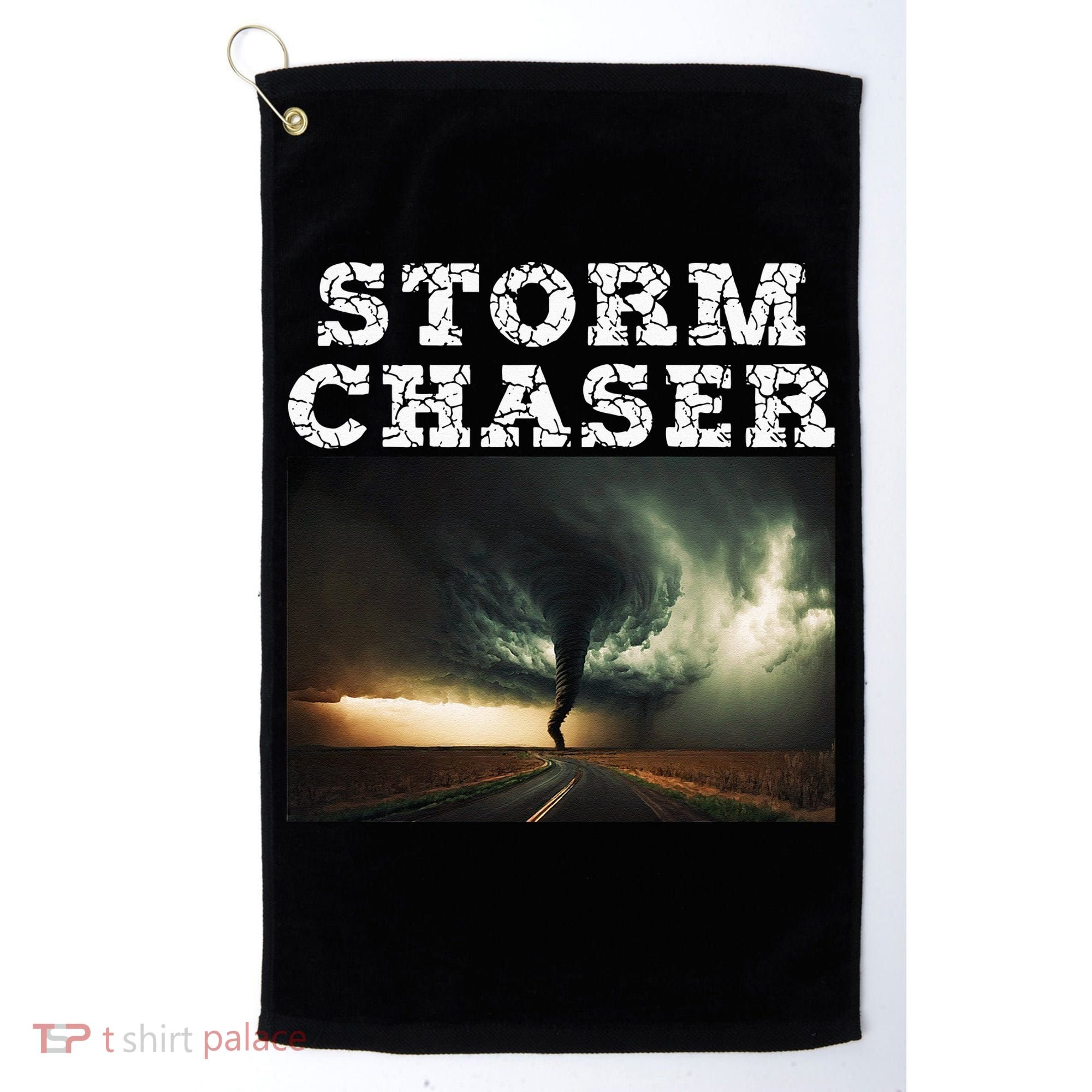 Storm Chaser Tornado Picture Meteorologist Weather Golf Towel