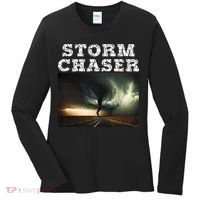 Storm Chaser Tornado Picture Meteorologist Weather Women's Long Sleeve Shirt thumb 0