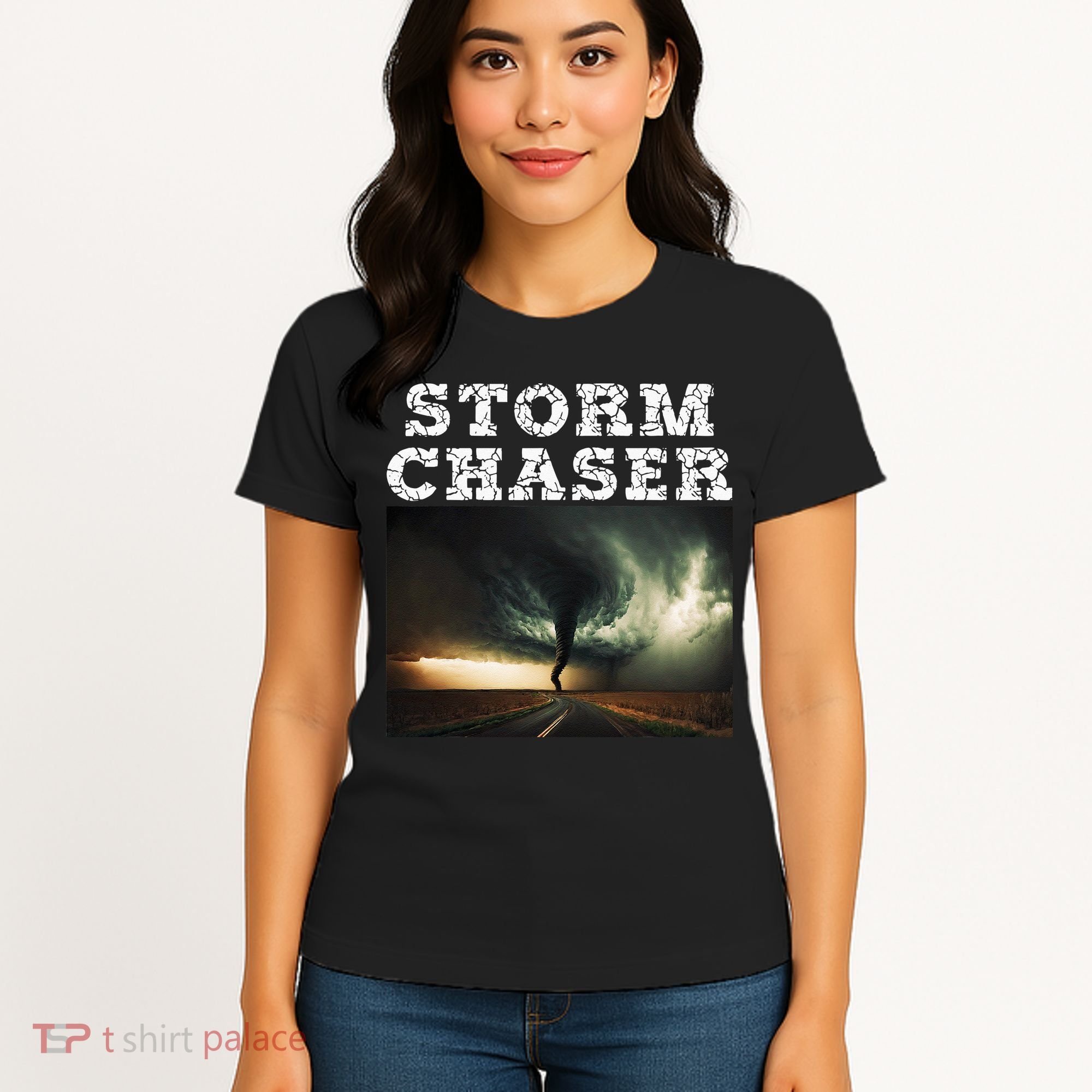 Storm Chaser Tornado Picture Meteorologist Weather Women's T-Shirt