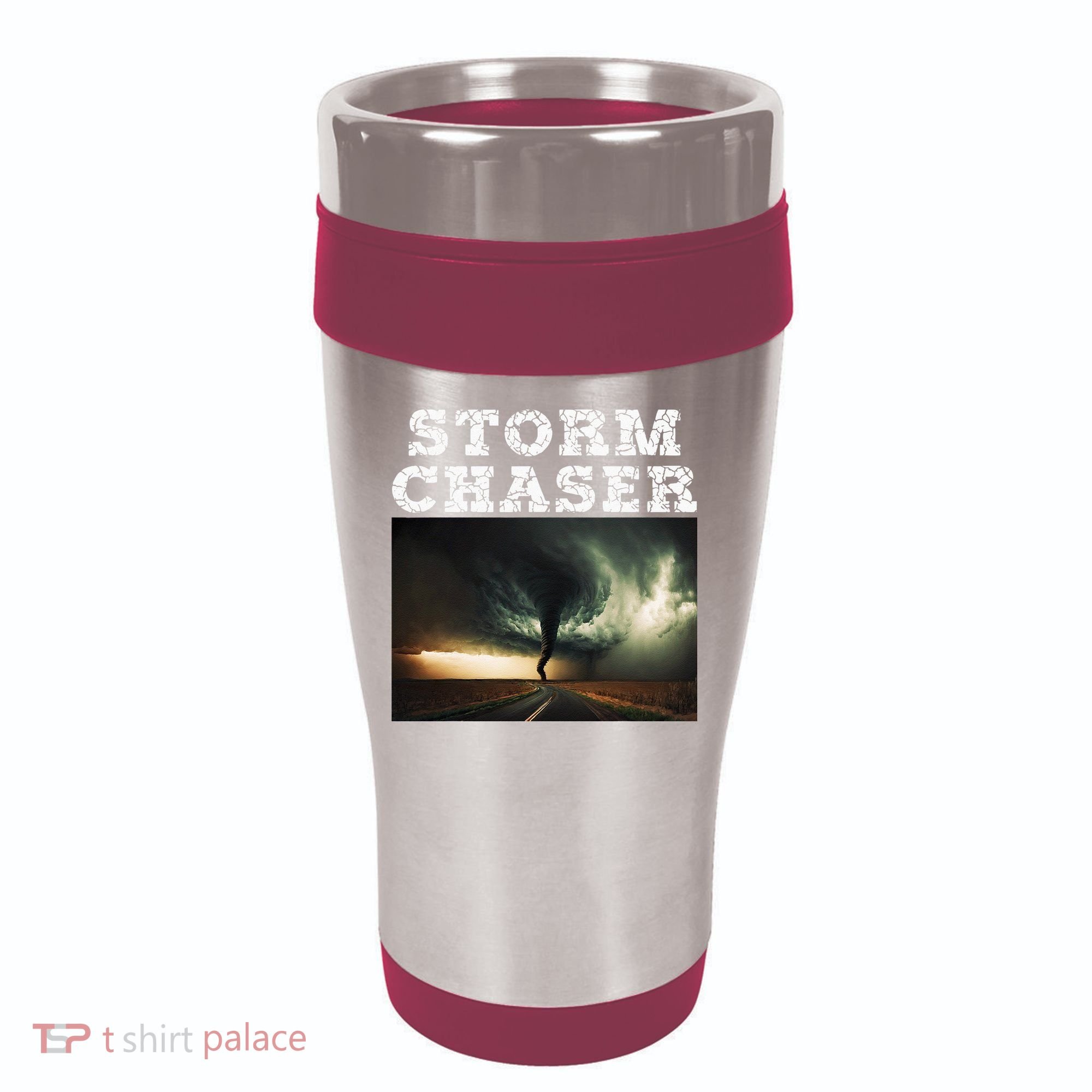 Storm Chaser Tornado Picture Meteorologist Weather 16oz Travel Tumbler