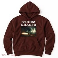 Storm Chaser Tornado Picture Meteorologist Weather Hoodie thumb 0