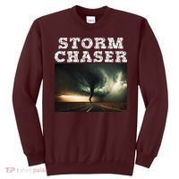 Storm Chaser Tornado Picture Meteorologist Weather Sweatshirt thumb 0