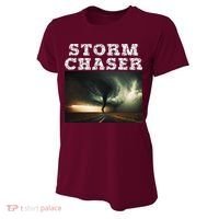 Storm Chaser Tornado Picture Meteorologist Weather Women's Cooling Performance Crew T-Shirt thumb 0
