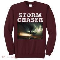 Storm Chaser Tornado Picture Meteorologist Weather Tall Sweatshirt thumb 0