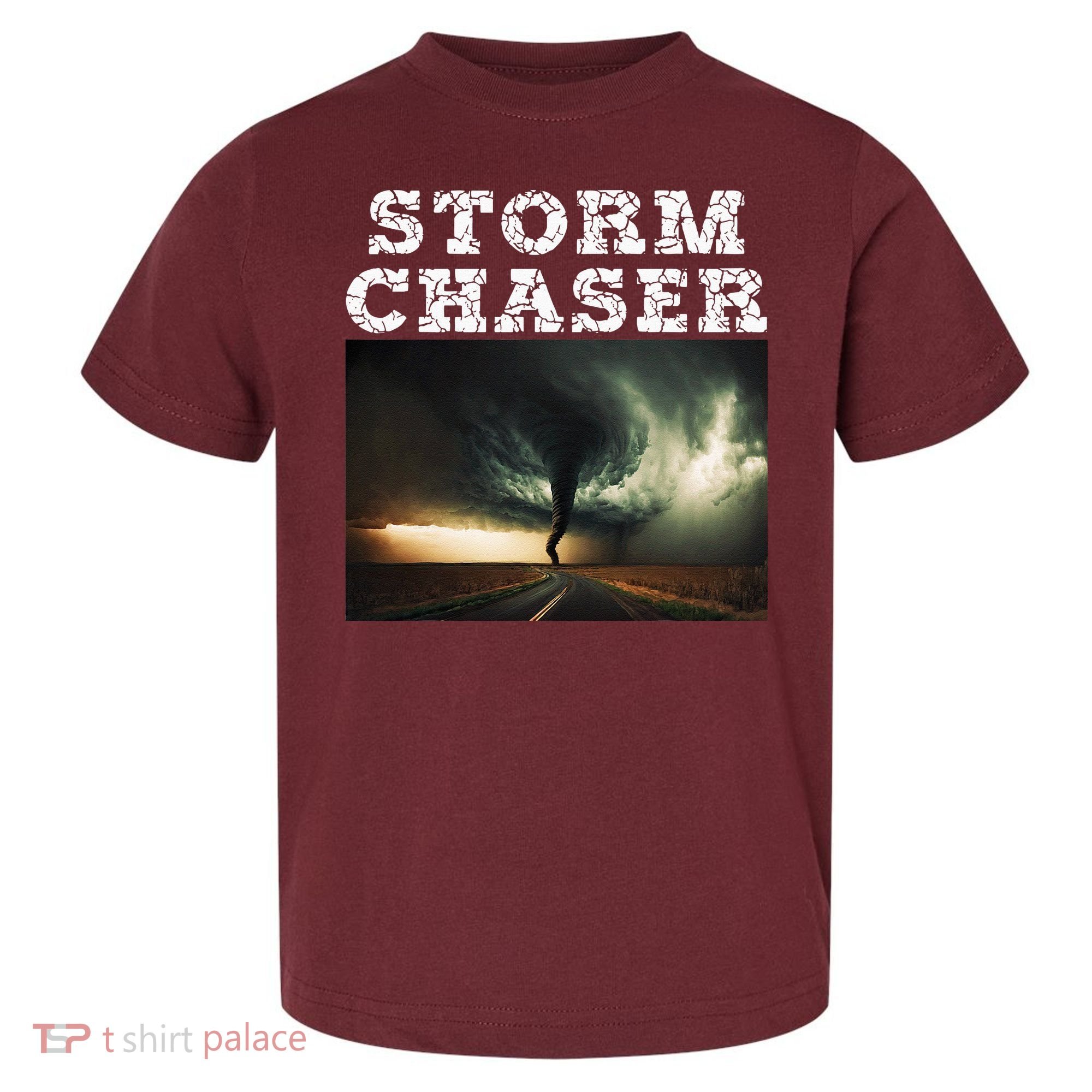 Storm Chaser Tornado Picture Meteorologist Weather Toddler T-Shirt