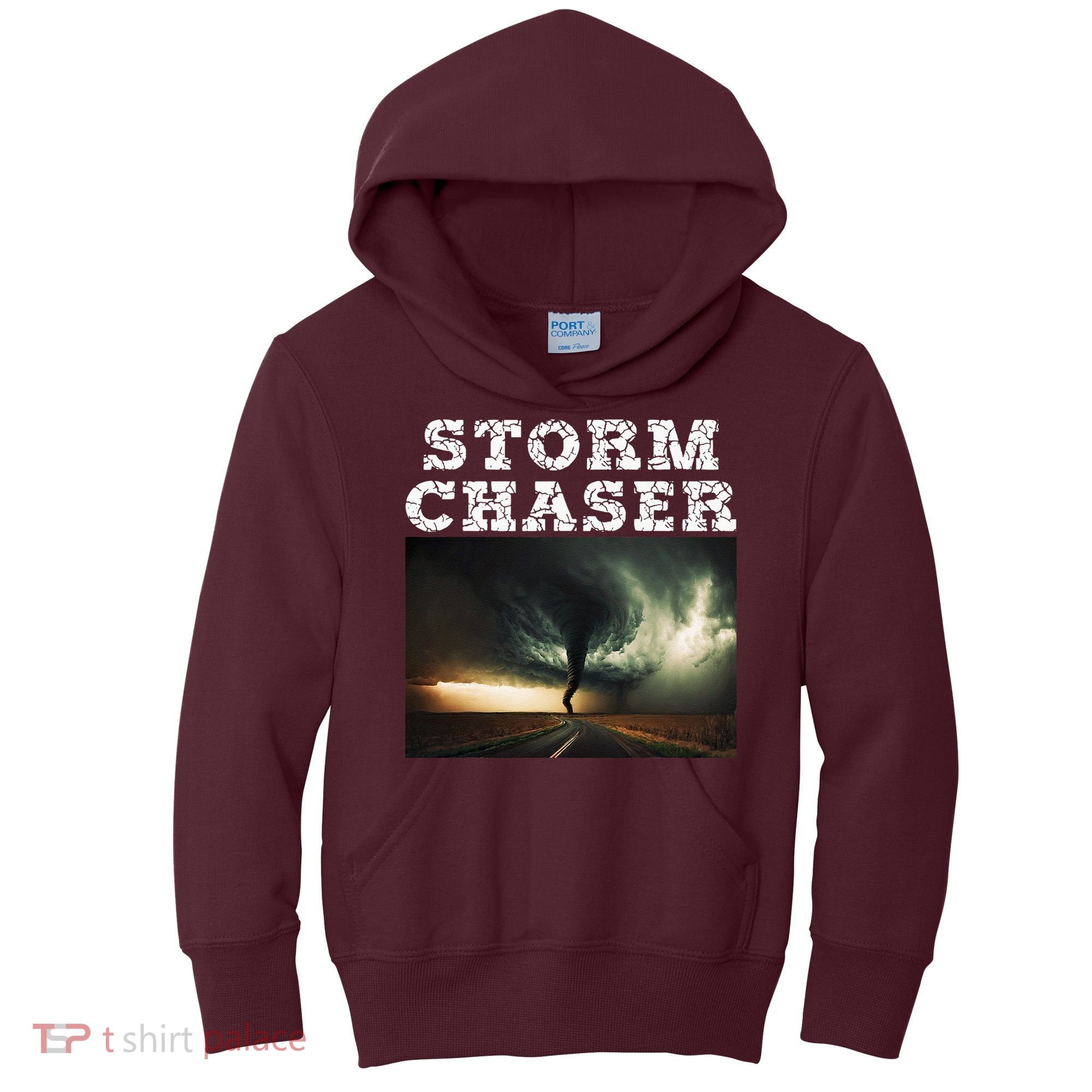 Storm Chaser Tornado Picture Meteorologist Weather Kids Hoodie