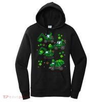 Shamrock Construction Truck St Patricks Day Irish Boy Women's Hoodie thumb 0