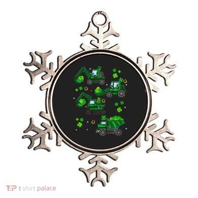 Shamrock Construction Truck St Patricks Day Irish Boy Ornament