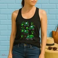 Shamrock Construction Truck St Patricks Day Irish Boy Women's Tank Top thumb 2