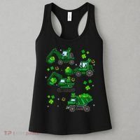 Shamrock Construction Truck St Patricks Day Irish Boy Women's Tank Top thumb 3