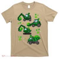 Shamrock Construction Truck St Patricks Day Irish Boy T-Shirt thumb 0