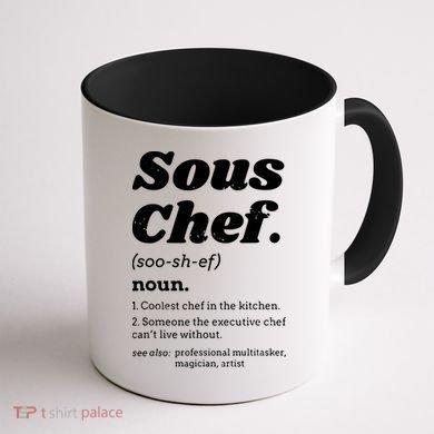Sous Chef T Funny Definition Coffee Mug back