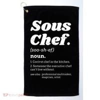 Sous Chef T Funny Definition Golf Towel thumb 0