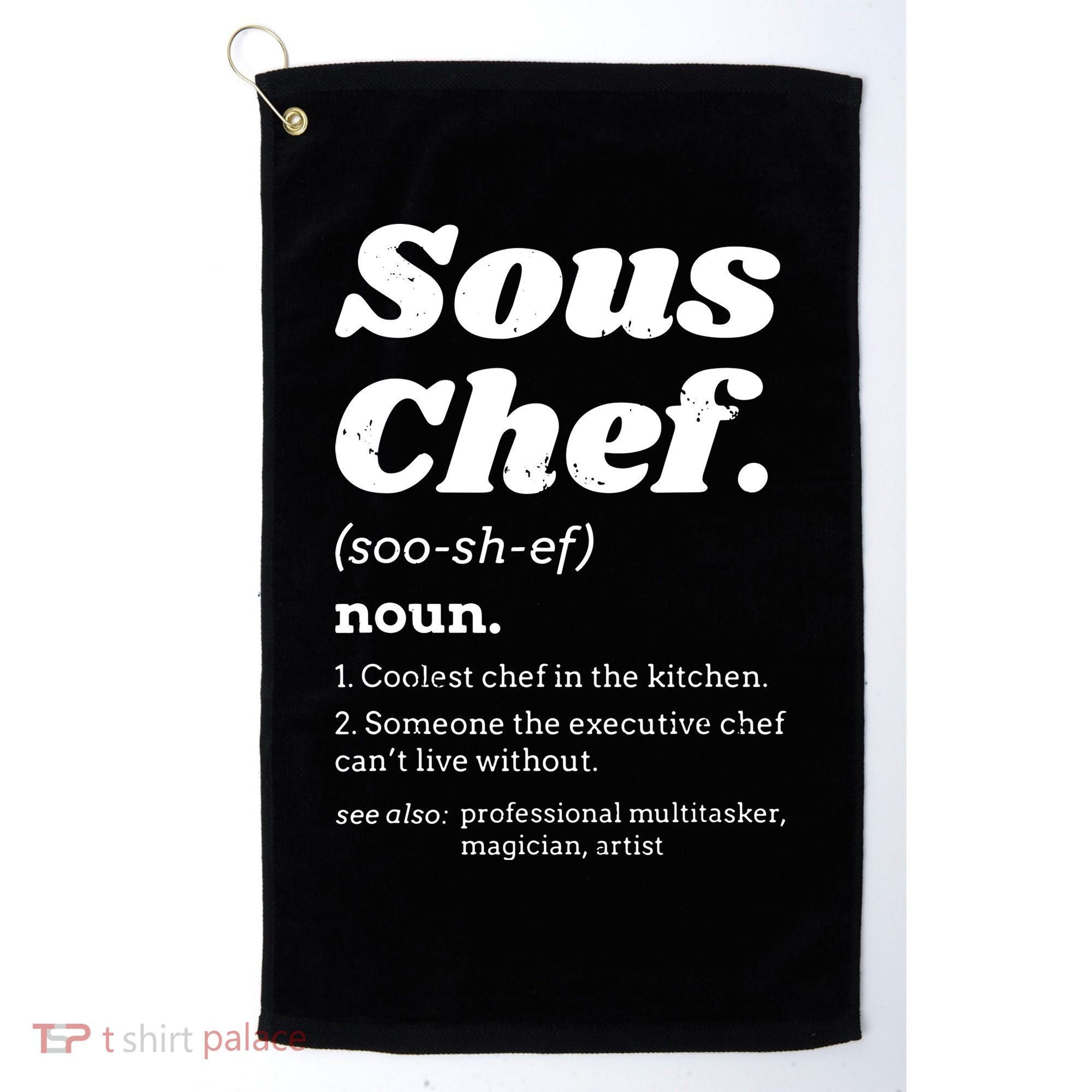 Sous Chef T Funny Definition Golf Towel