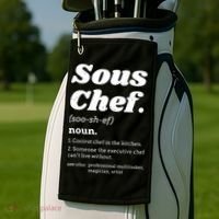 Sous Chef T Funny Definition Golf Towel thumb 2