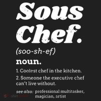 Sous Chef T Funny Definition Golf Towel thumb 3