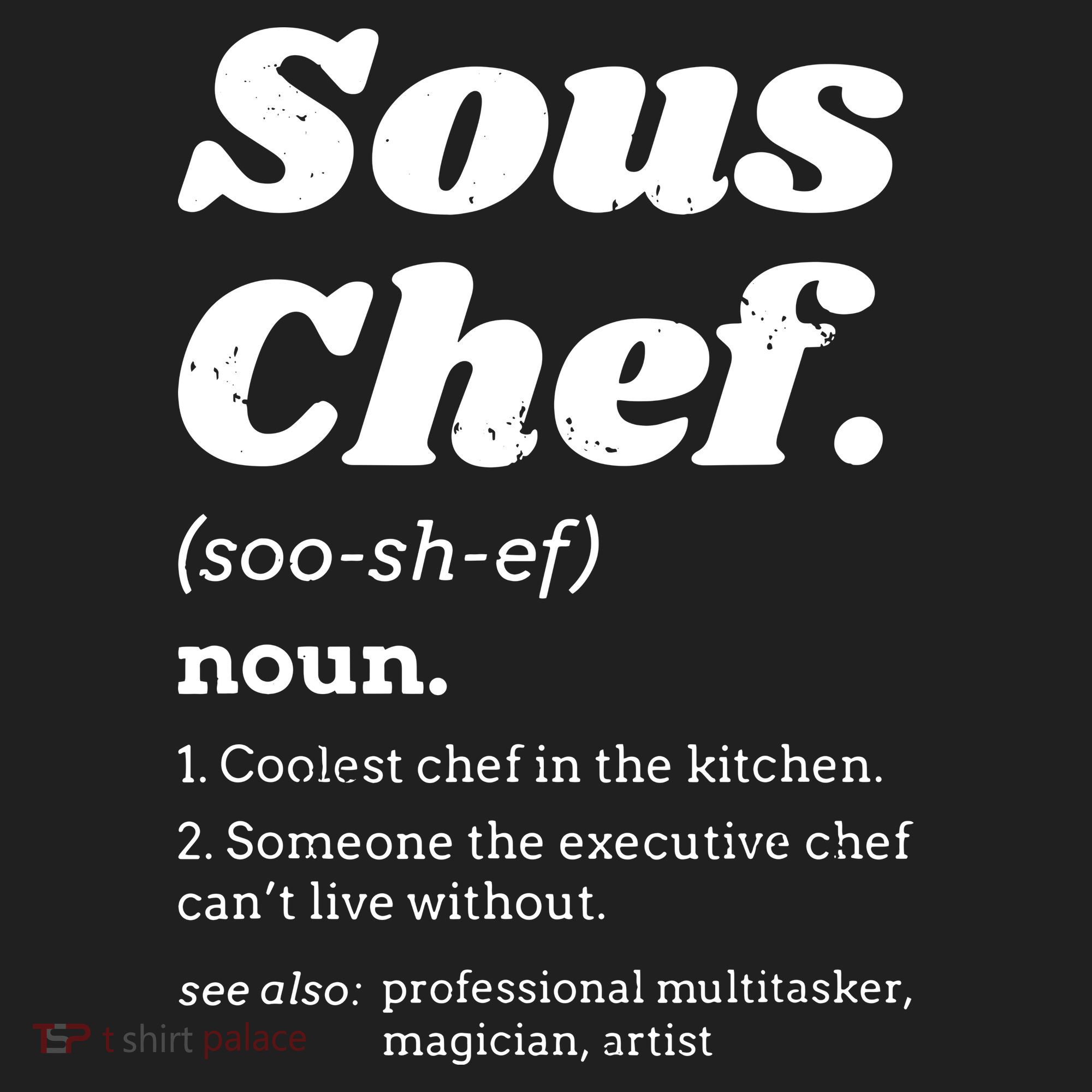 Sous Chef T Funny Definition Golf Towel
