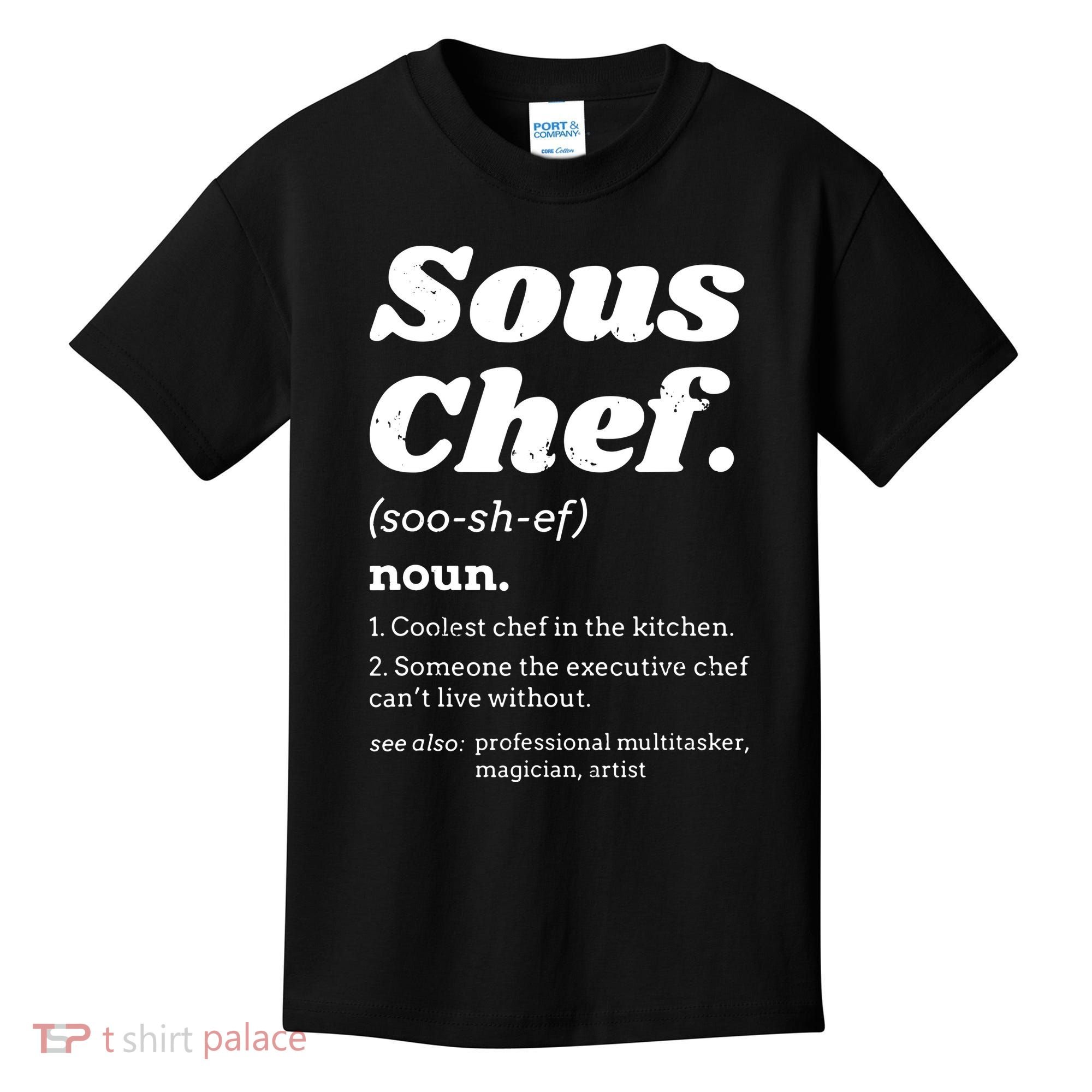 Sous Chef T Funny Definition Kids T-Shirt