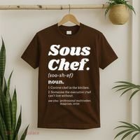 Sous Chef T Funny Definition T-Shirt thumb 2