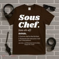 Sous Chef T Funny Definition T-Shirt thumb 5