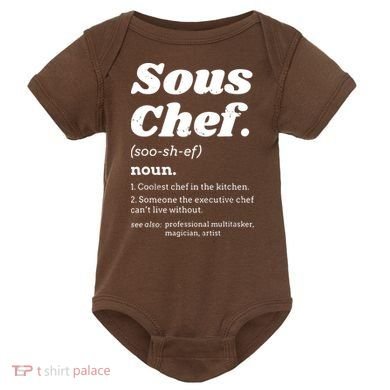 Sous Chef T Funny Definition Baby Bodysuit