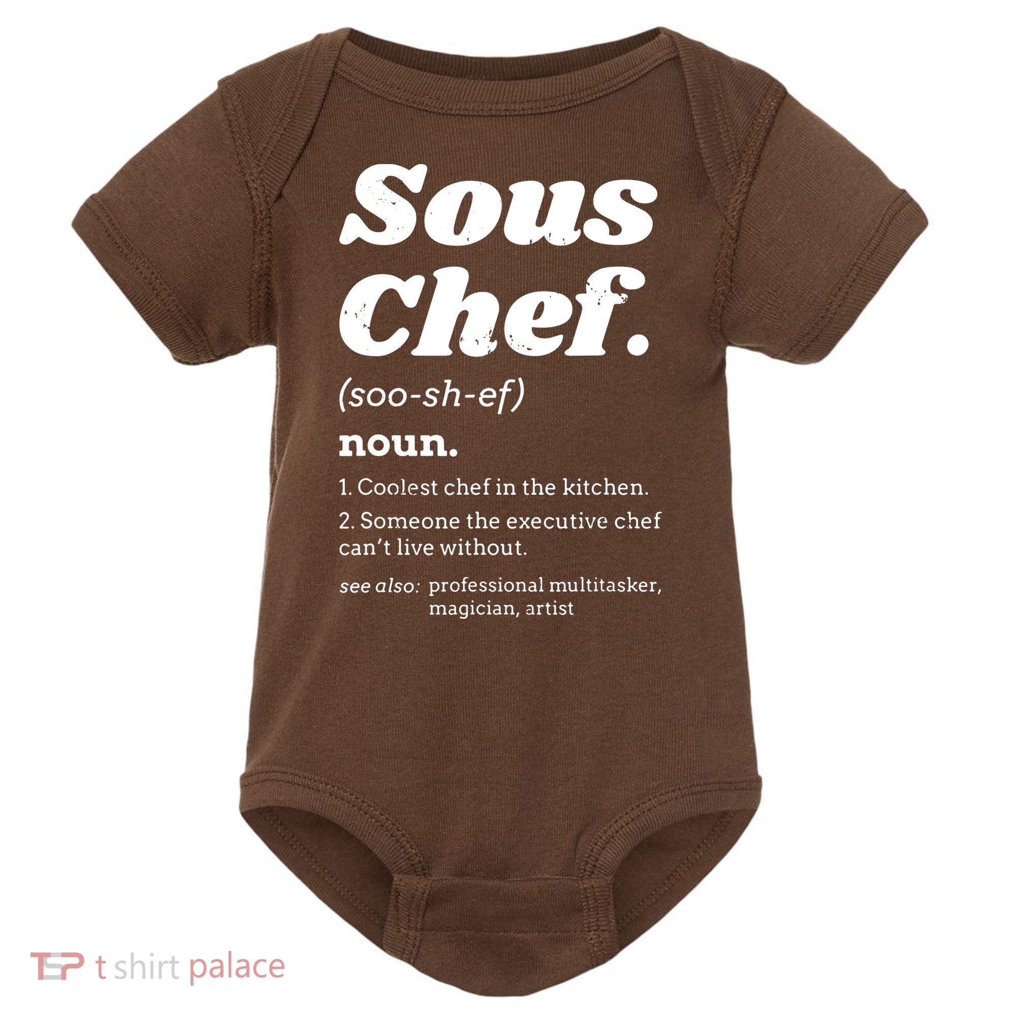 Sous Chef T Funny Definition Baby Bodysuit