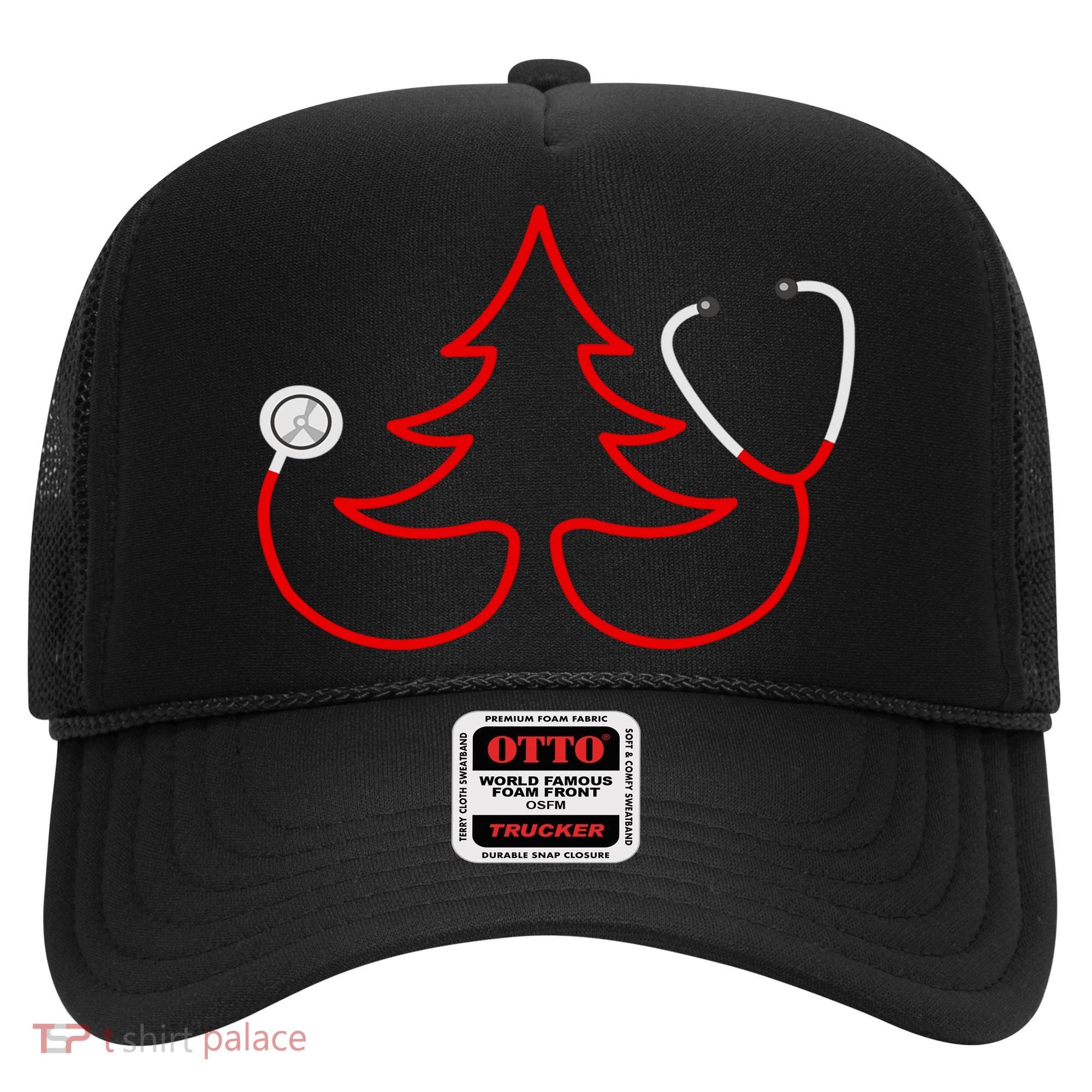 Stethoscope Christmas Tree Doctors Holiday Nurses Holiday Gift Hat