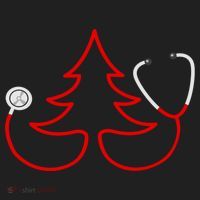 Stethoscope Christmas Tree Doctors Holiday Nurses Holiday Gift Hat thumb 2