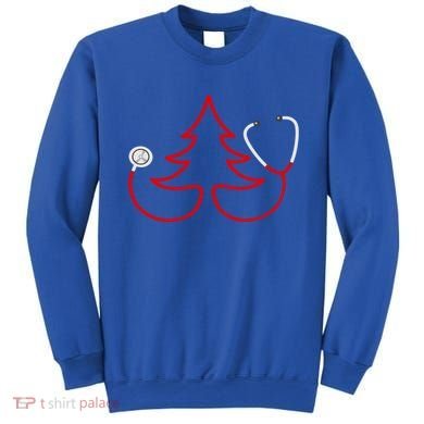 Stethoscope Christmas Tree Doctors Holiday Nurses Holiday Gift Sweatshirt