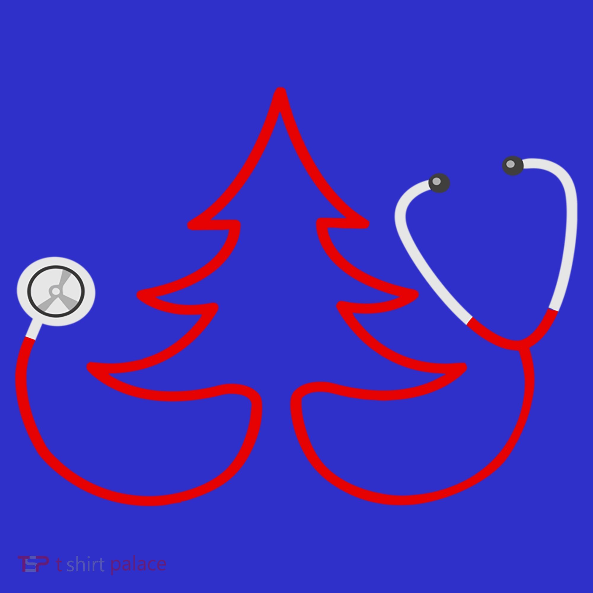 Stethoscope Christmas Tree Doctors Holiday Nurses Holiday Gift Sweatshirt